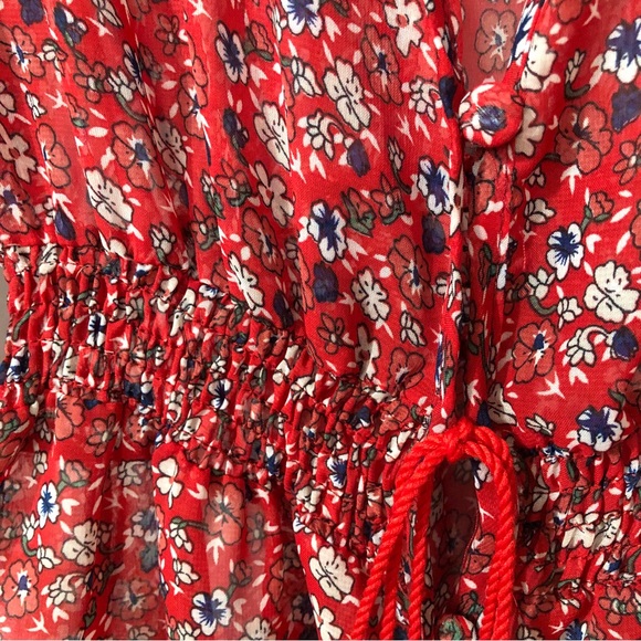 NEW shear voile overlay festival robe kaftan M - Picture 3 of 9